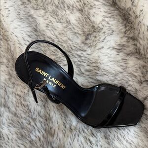 Saint Laurent Glossy Black Heels